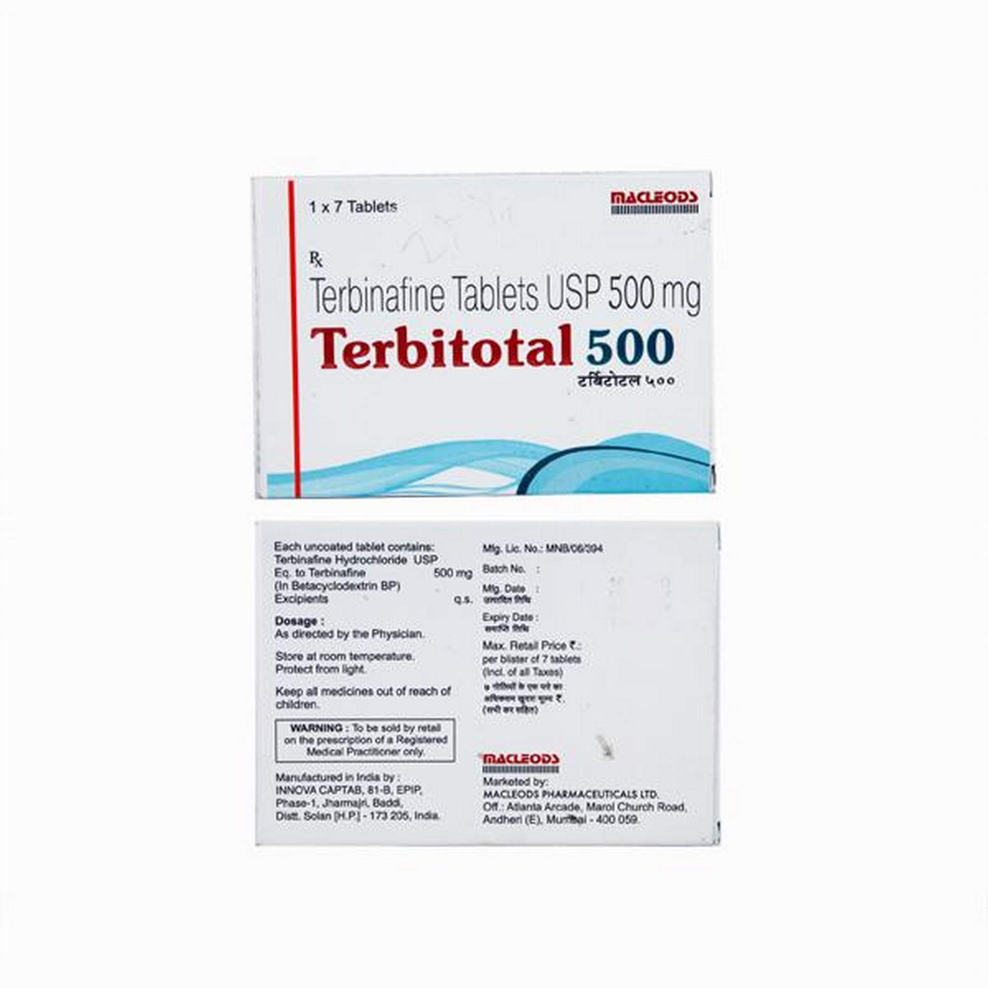 Terbitotal 500 mg Tablet