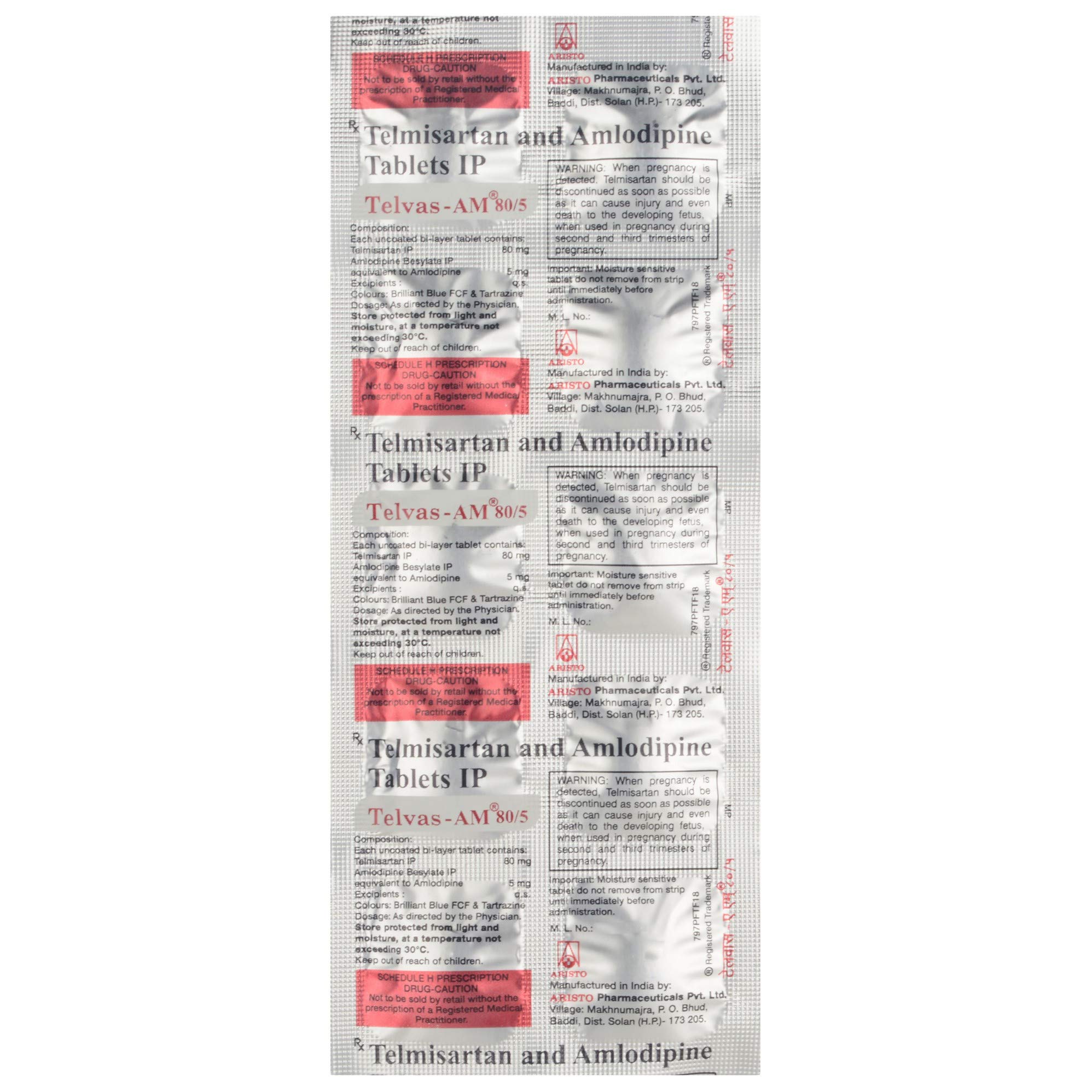 Telvas-AM 80/5 Tablet