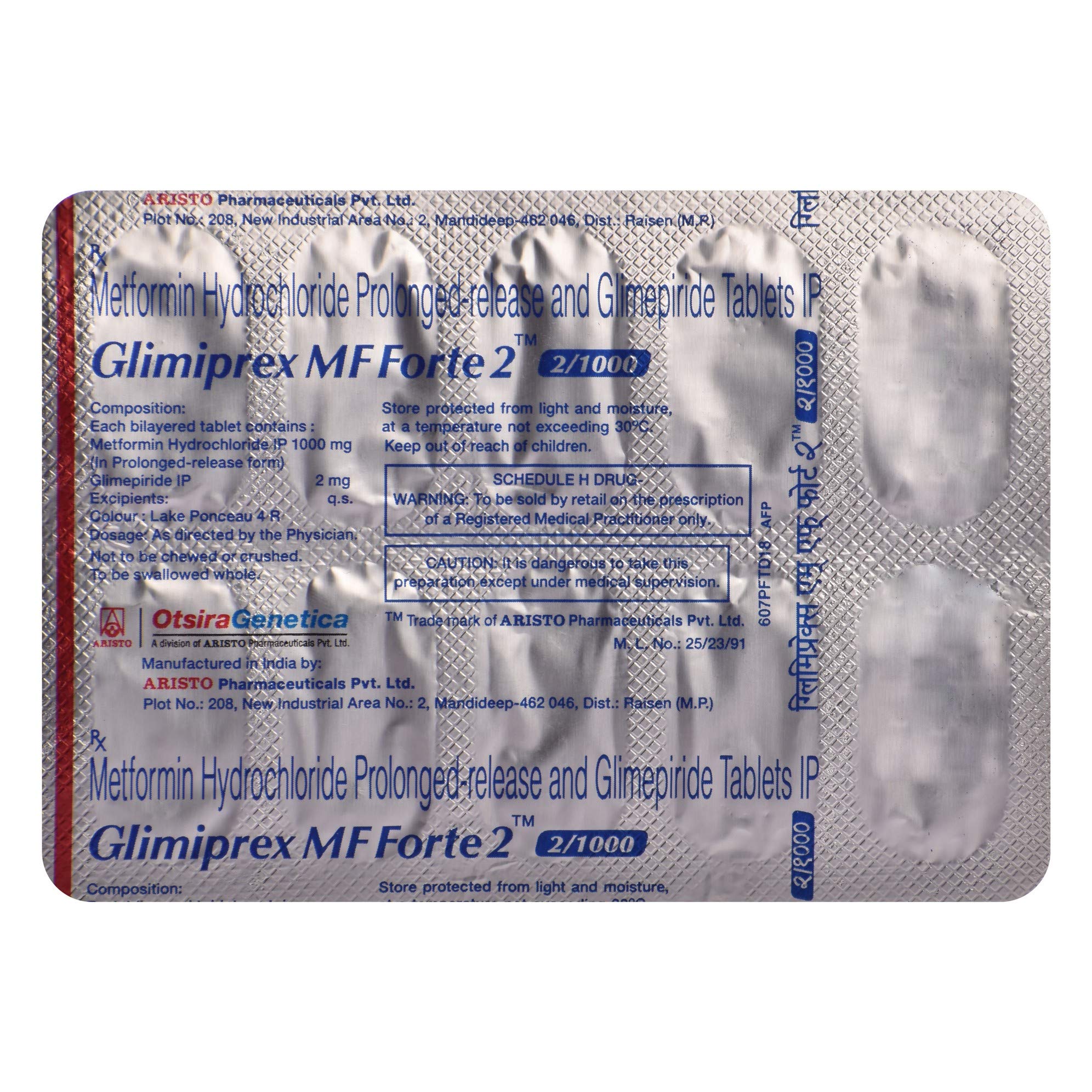 Glimiprex MF Forte 2 Tablet PR