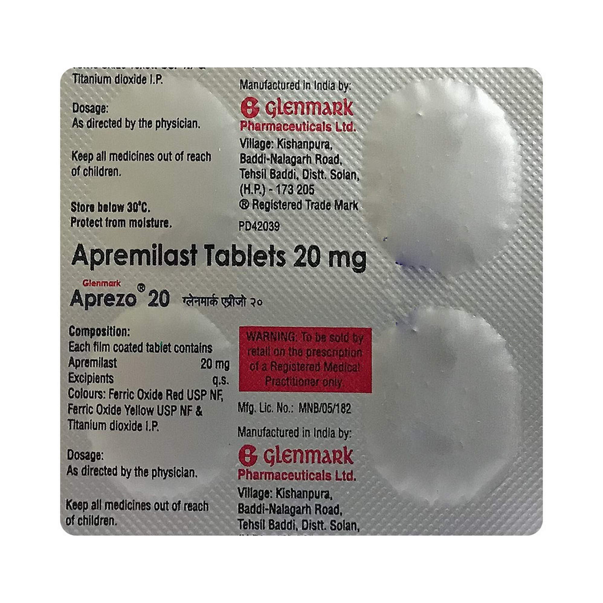 Aprezo 20 Tablet