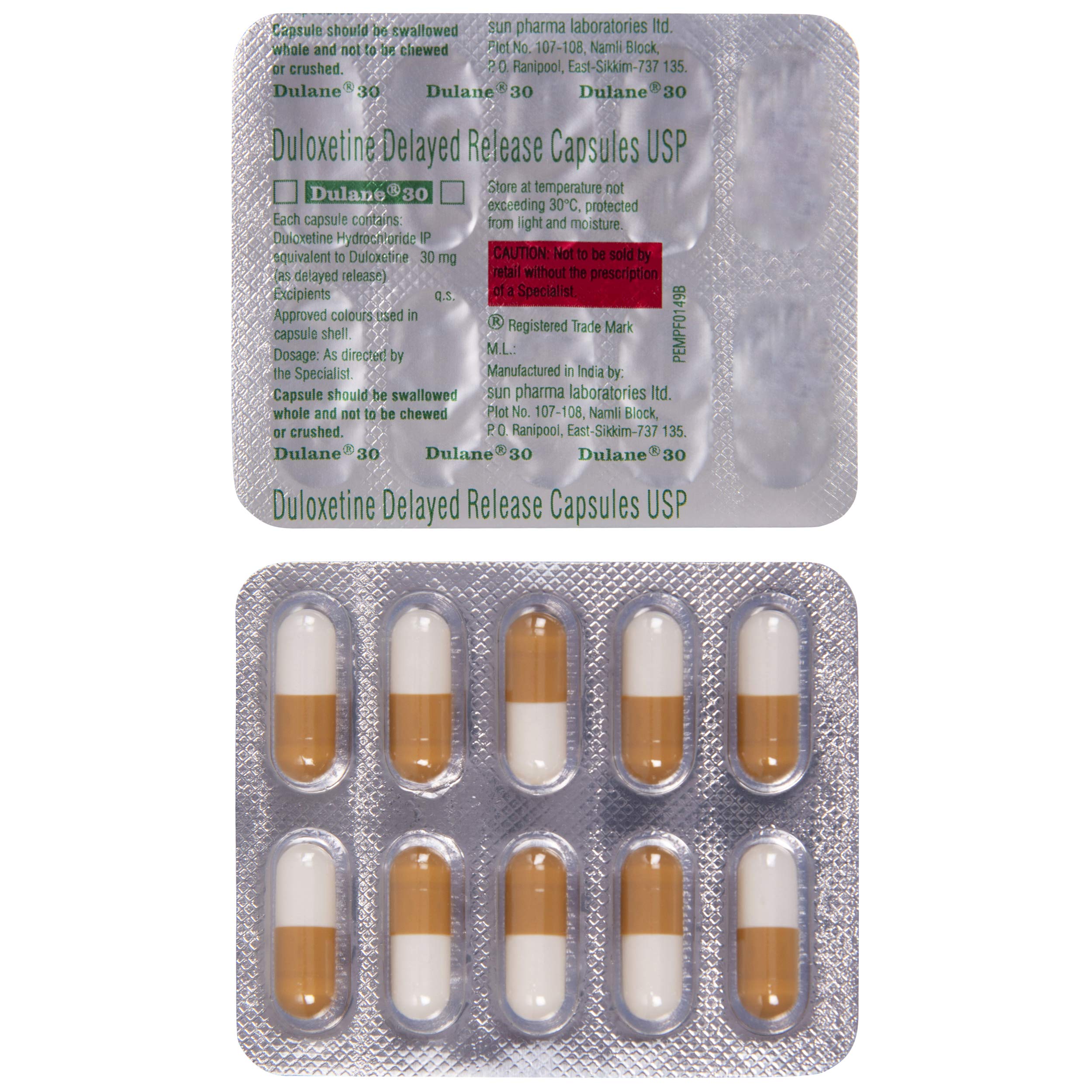 Dulane 30 Capsule DR