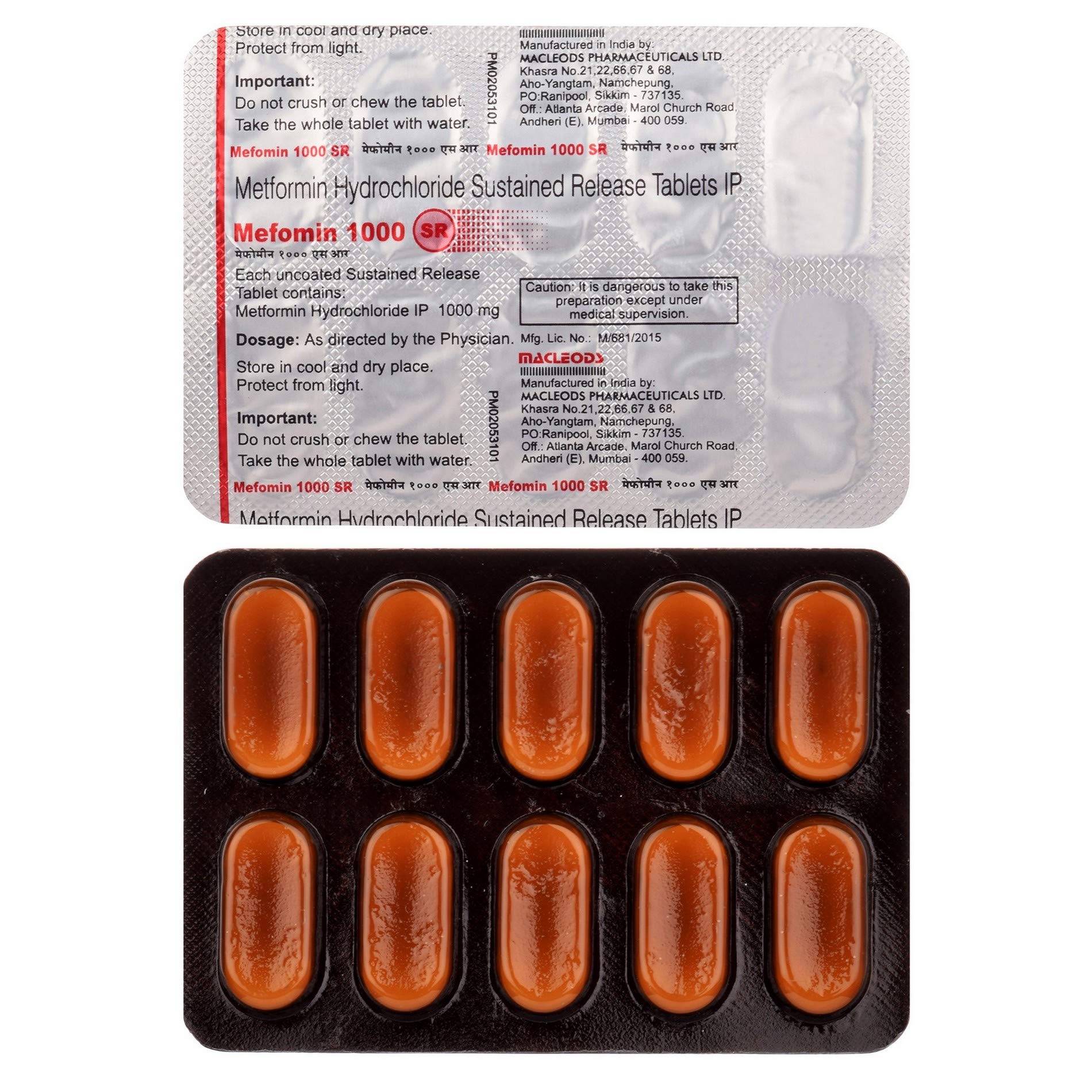 Mefomin 1000 SR Tablet