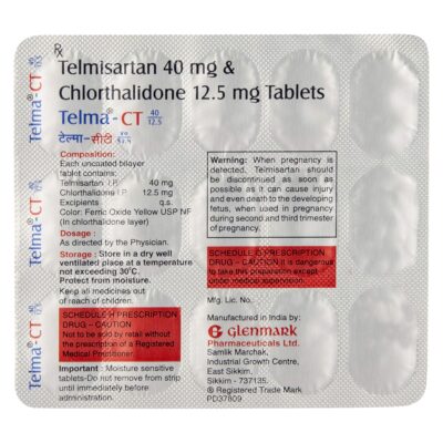 Telma-CT 40/12.5 Tablet