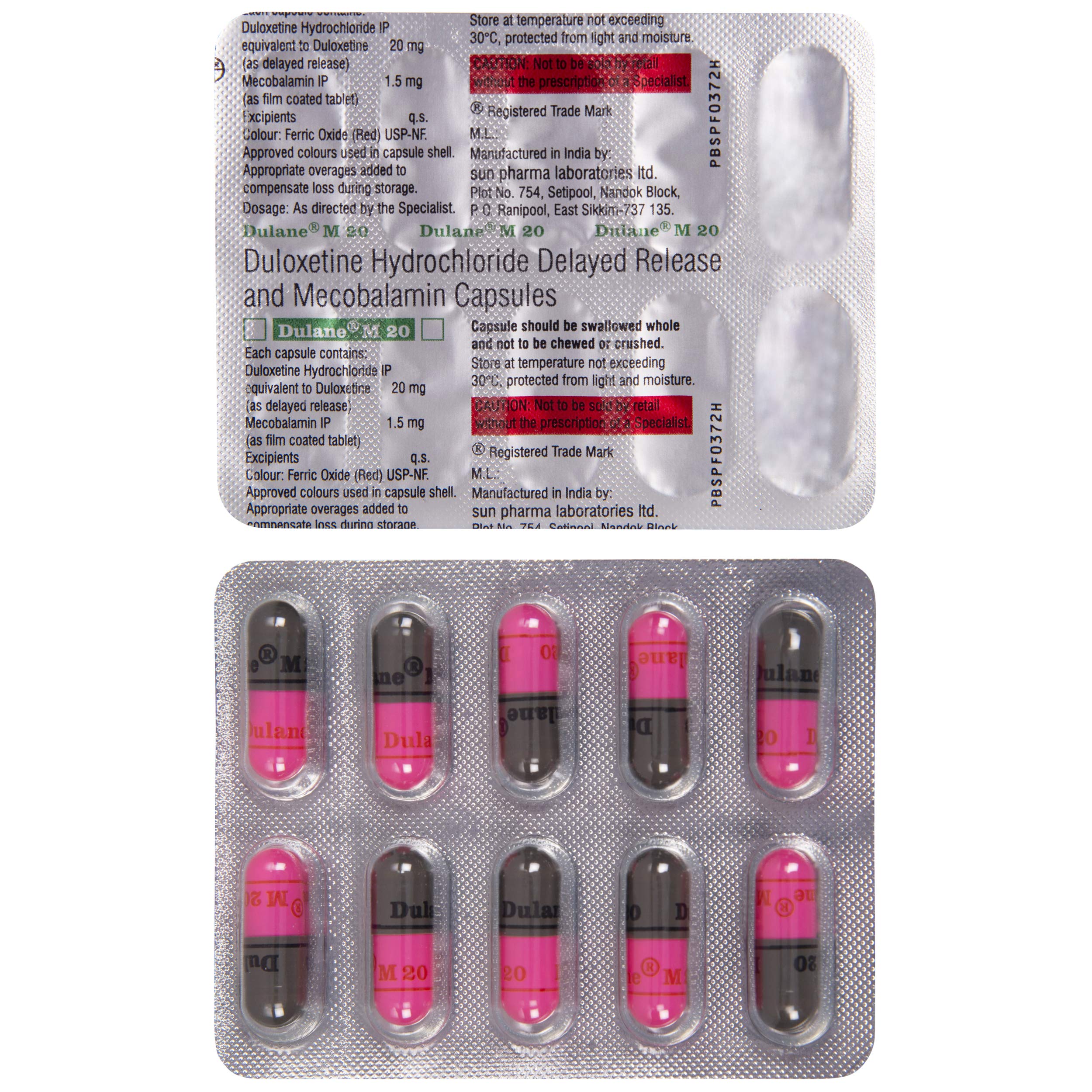 Dulane M 20 Capsule DR