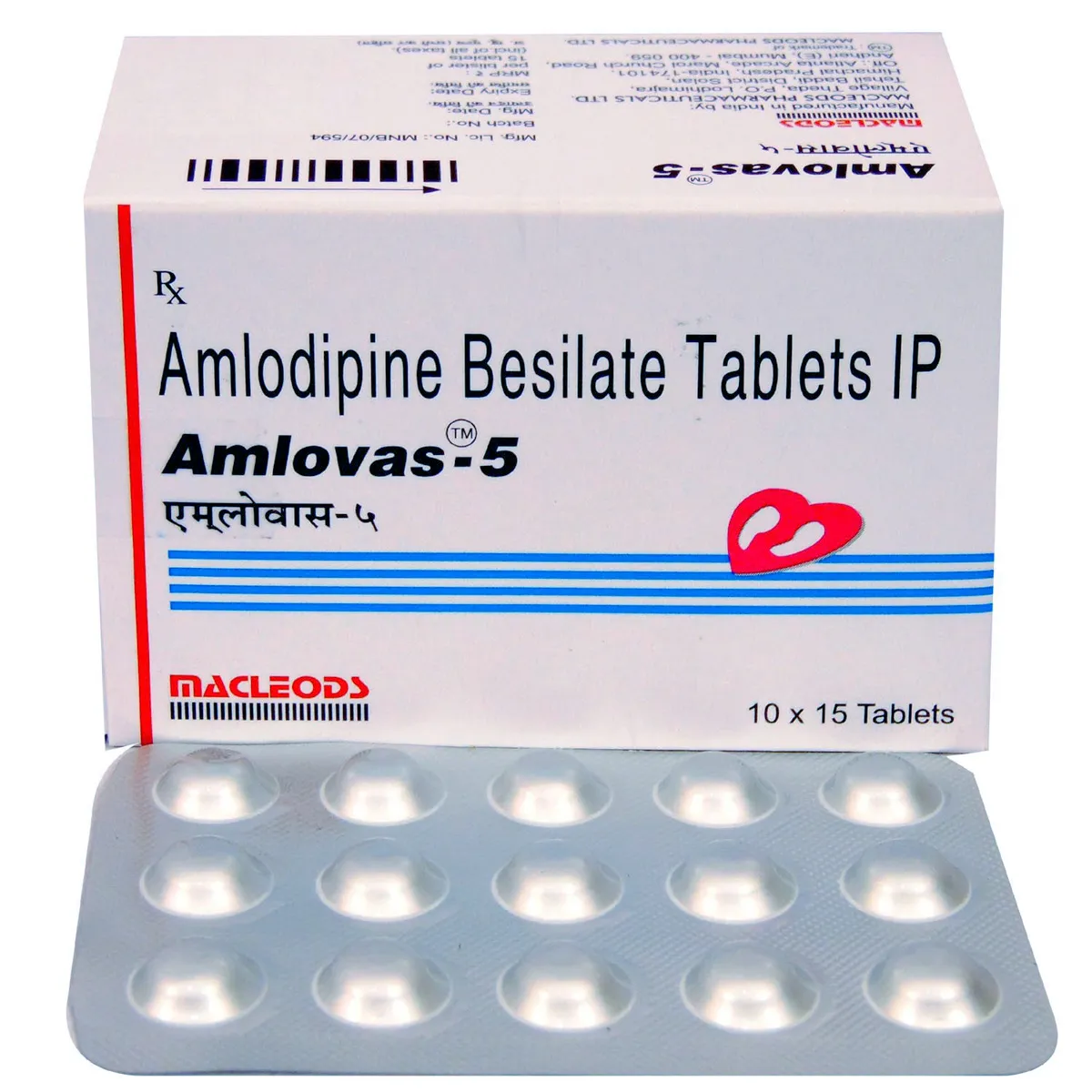 Amlovas 5 Tablet