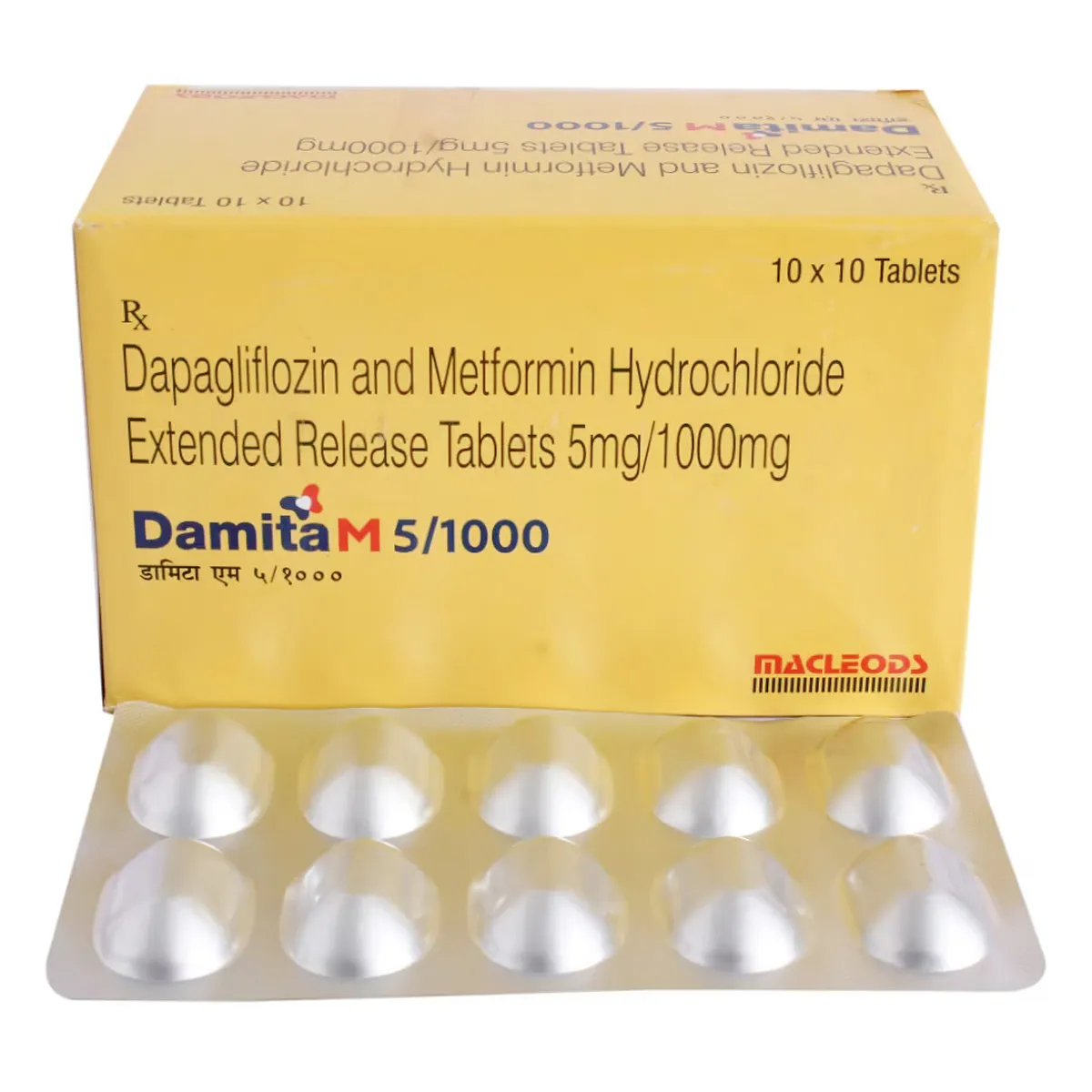 Damita M 5/1000 Tablet ER