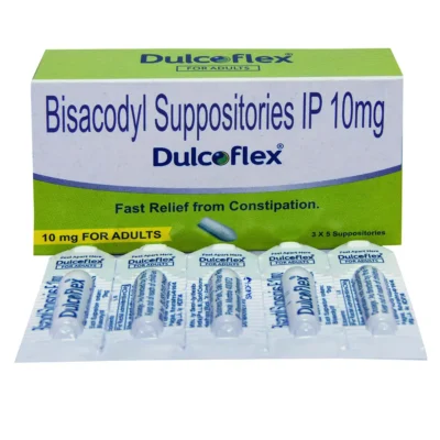 Dulcoflex Bisacodyl Suppositories IP 10mg