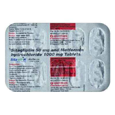 Sitazit-M 50mg/1000mg Tablet