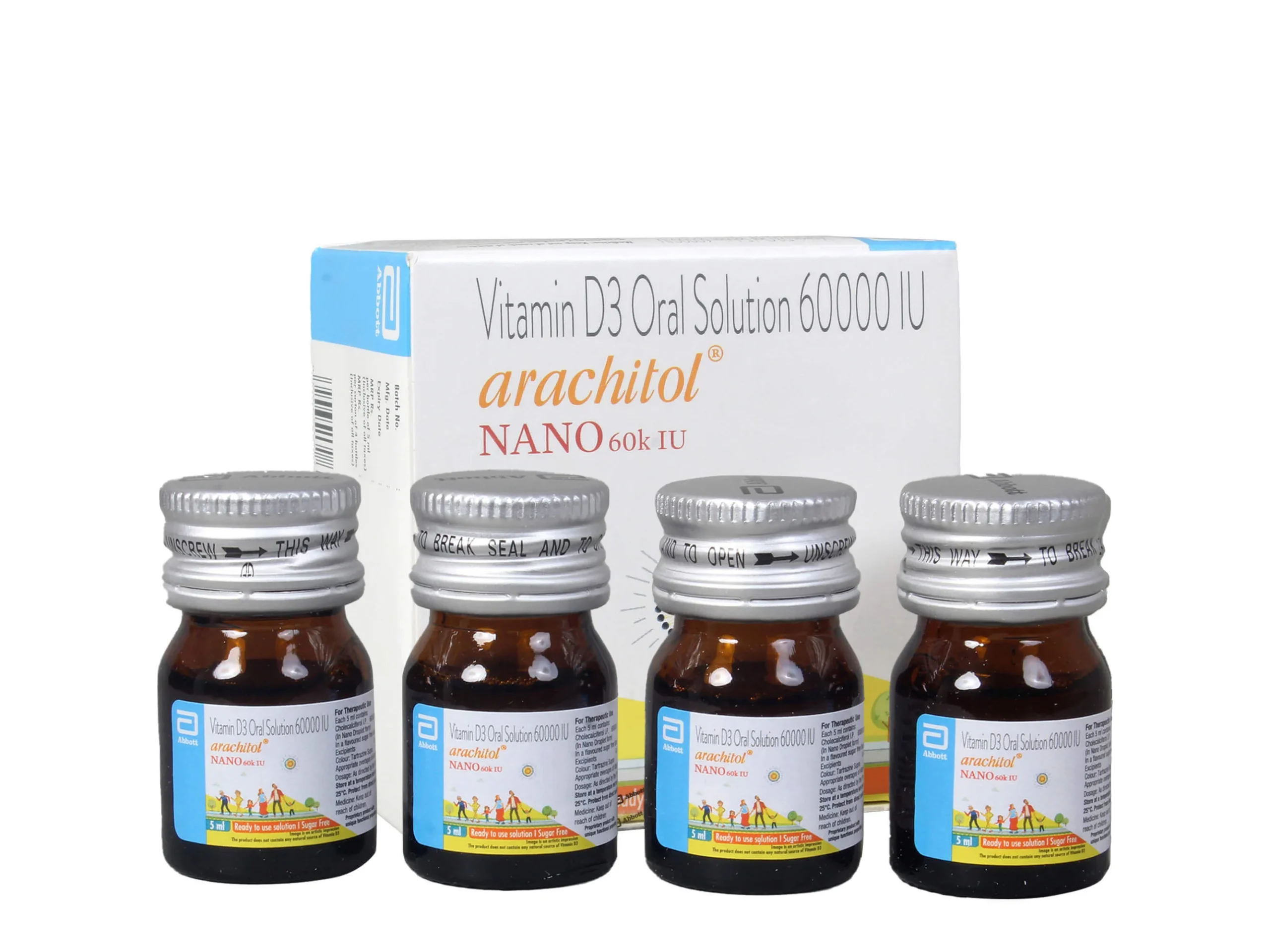 Arachitol Nano is a Vitamin D3 oral solution