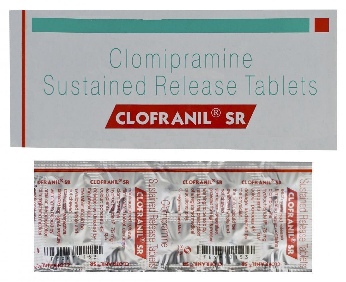 Clofranil 75mg Tablet SR