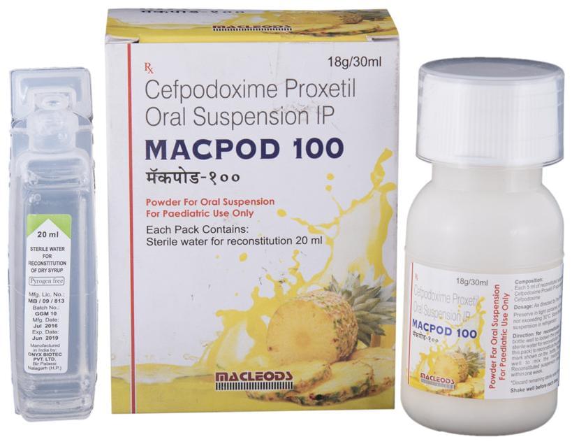 Macpod 100 Powder for Oral Suspension