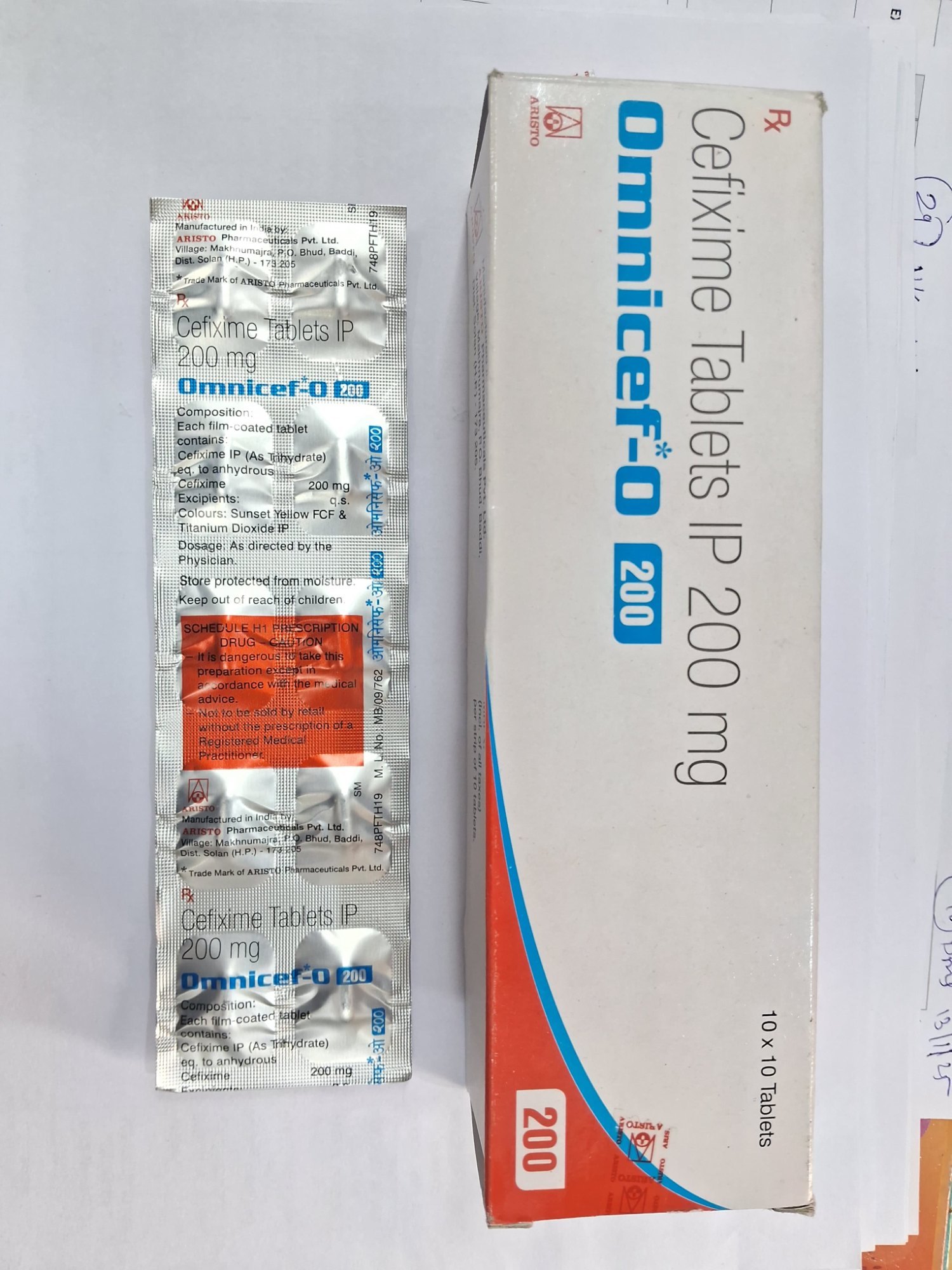 Omnicef-O 200mg Tablet