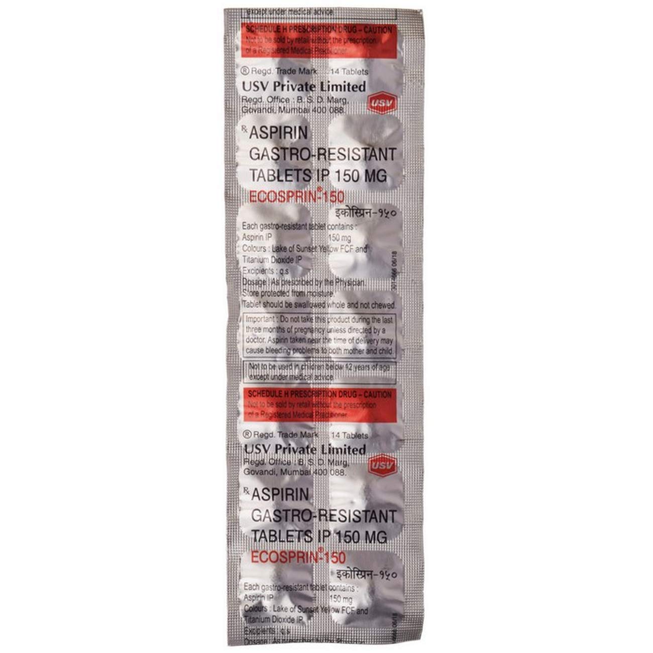 Ecosprin 150 Tablet