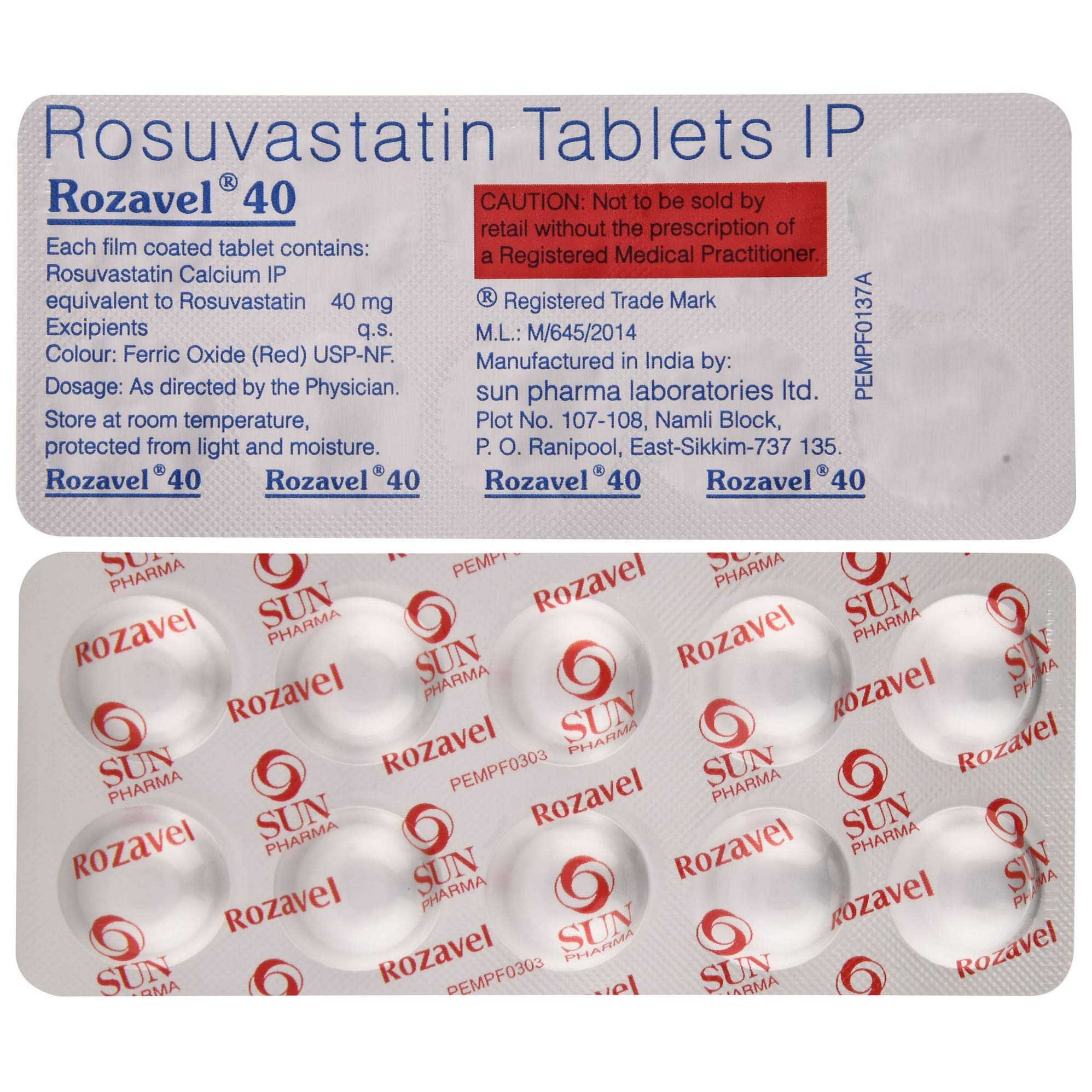 RozaVEL 40 Tablet