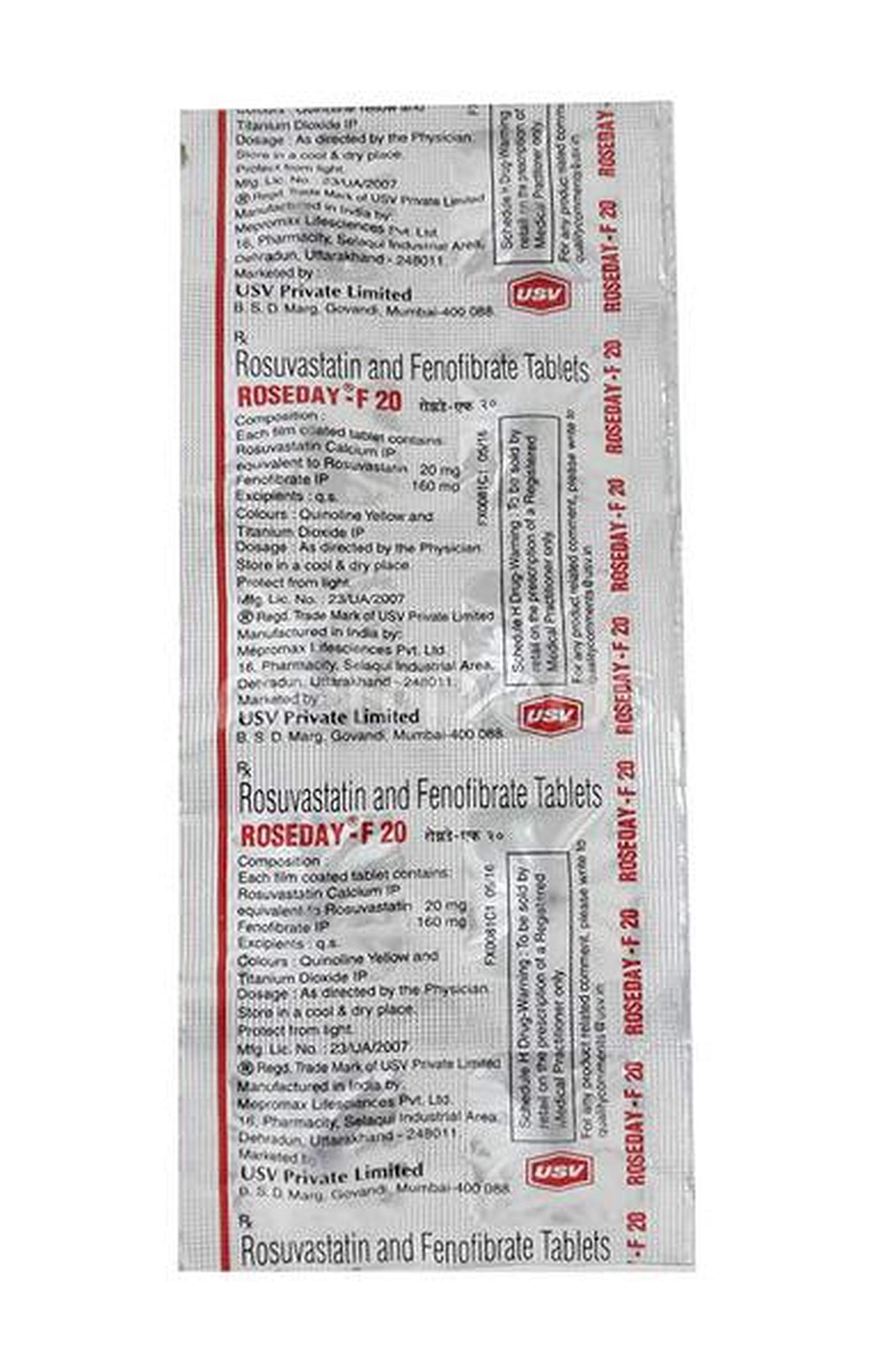 Roseday-F 20 Tablet