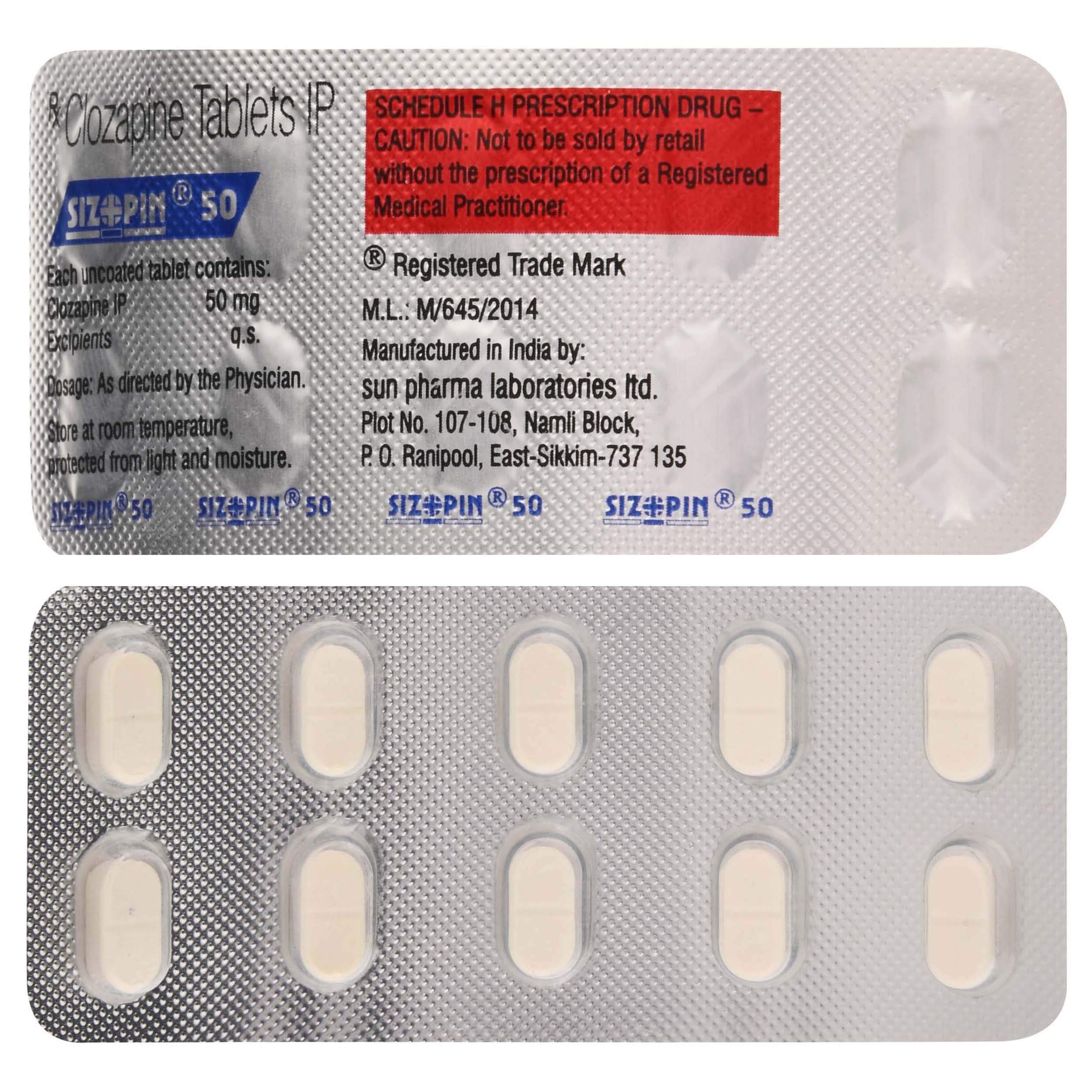 SizoPIN 50 Tablet