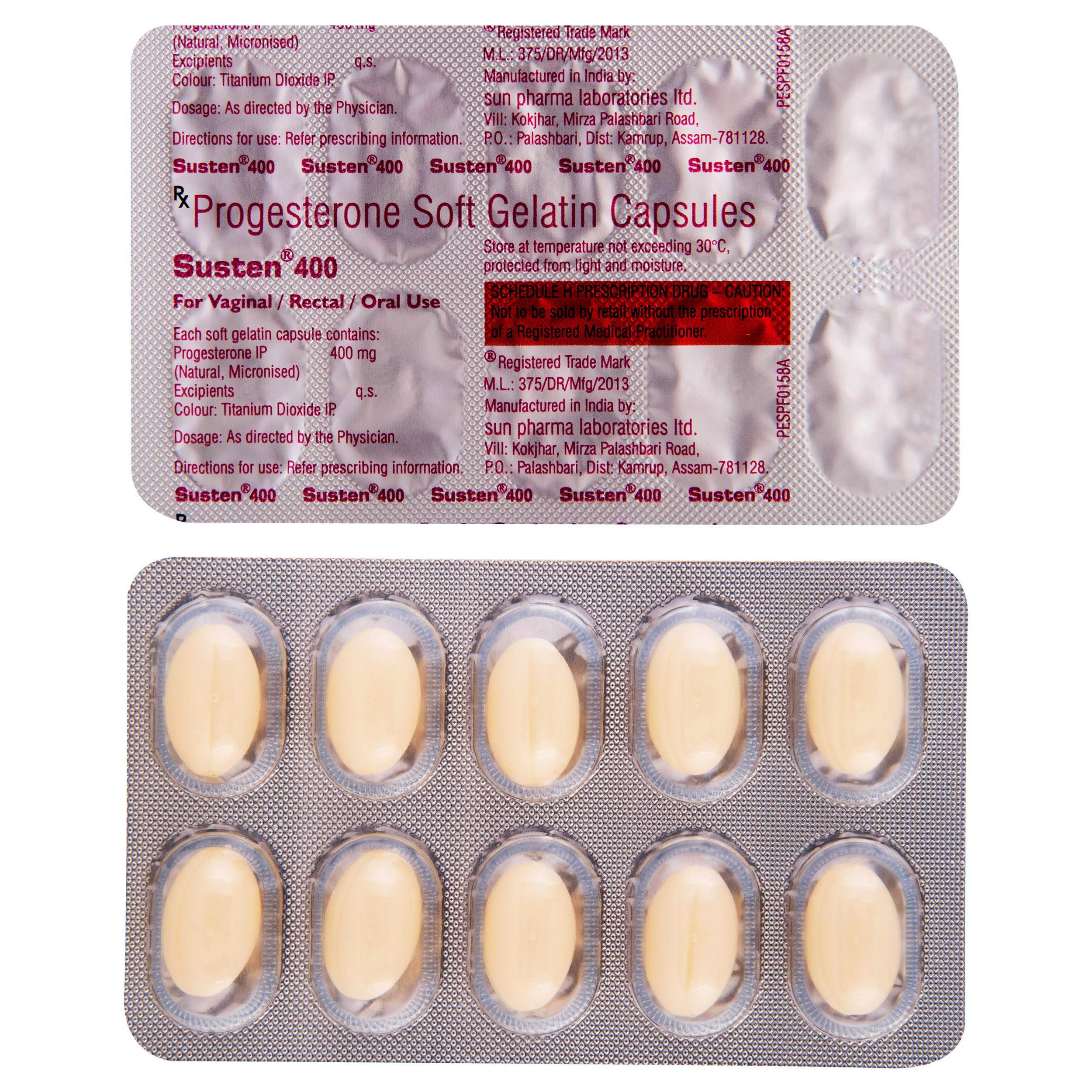SustEN 400 Soft Gelatin Capsule