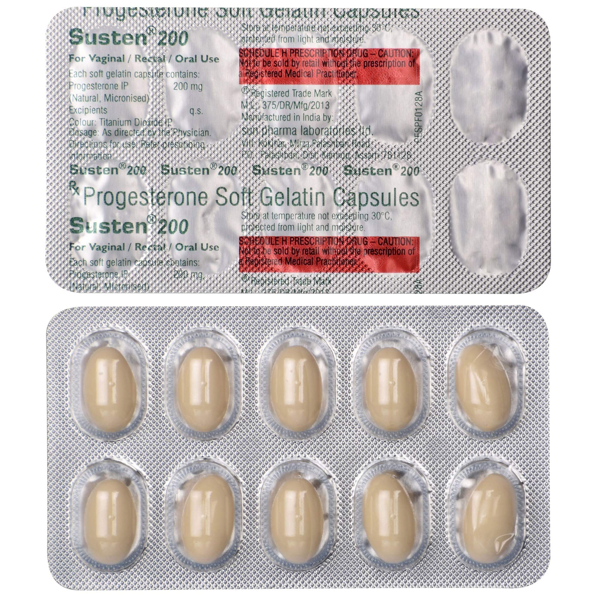 SustEN 200 Soft Gelatin Capsule
