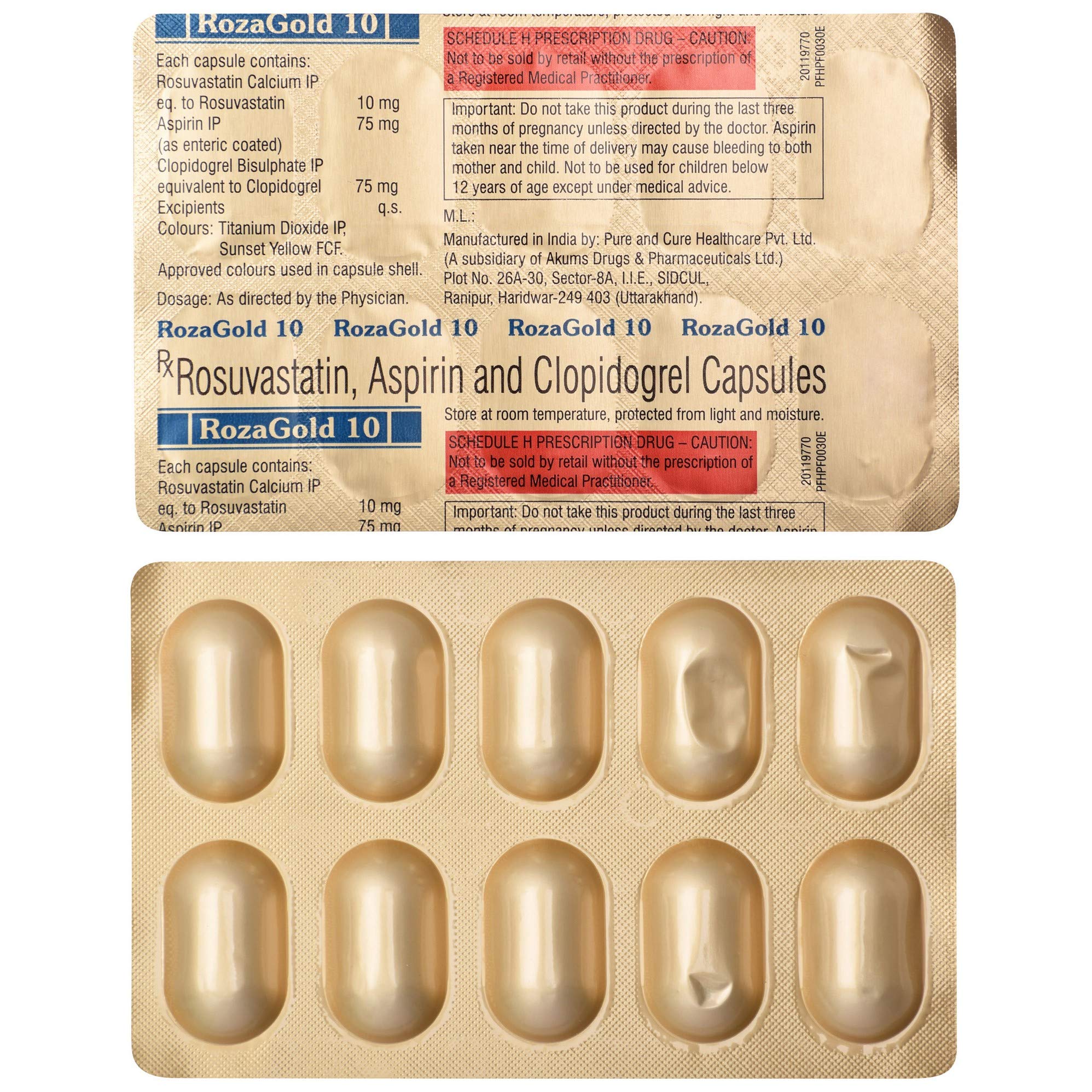 Rozagold 10mg Capsule