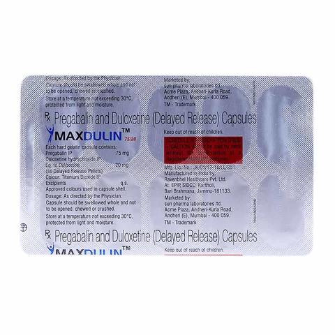 Maxdulin 75/20 Capsule DR