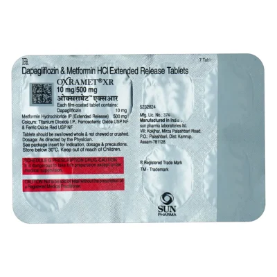 Oxramet XR 10mg/500mg Tablet