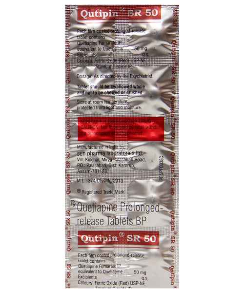 Qutipin SR 50 Tablet
