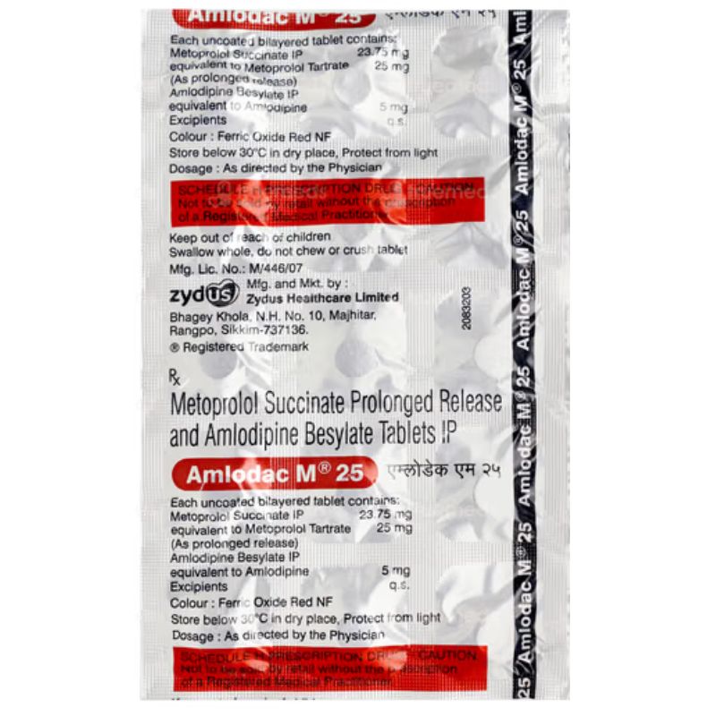 Amlodac M 25 Tablet PR