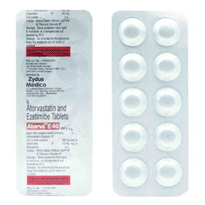 Atorva E 40 Tablet