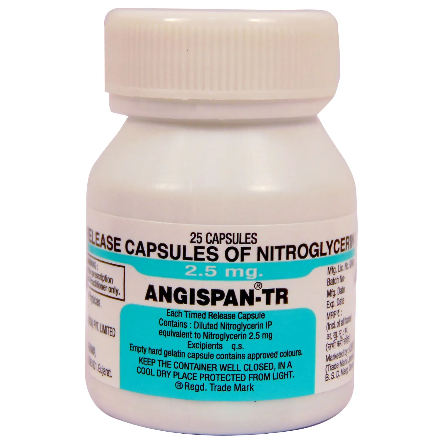 Angispan-TR 2.5mg Capsule