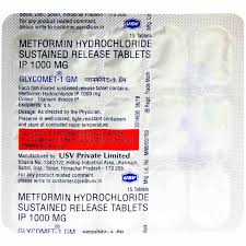 Glycomet 1gm Tablet SR