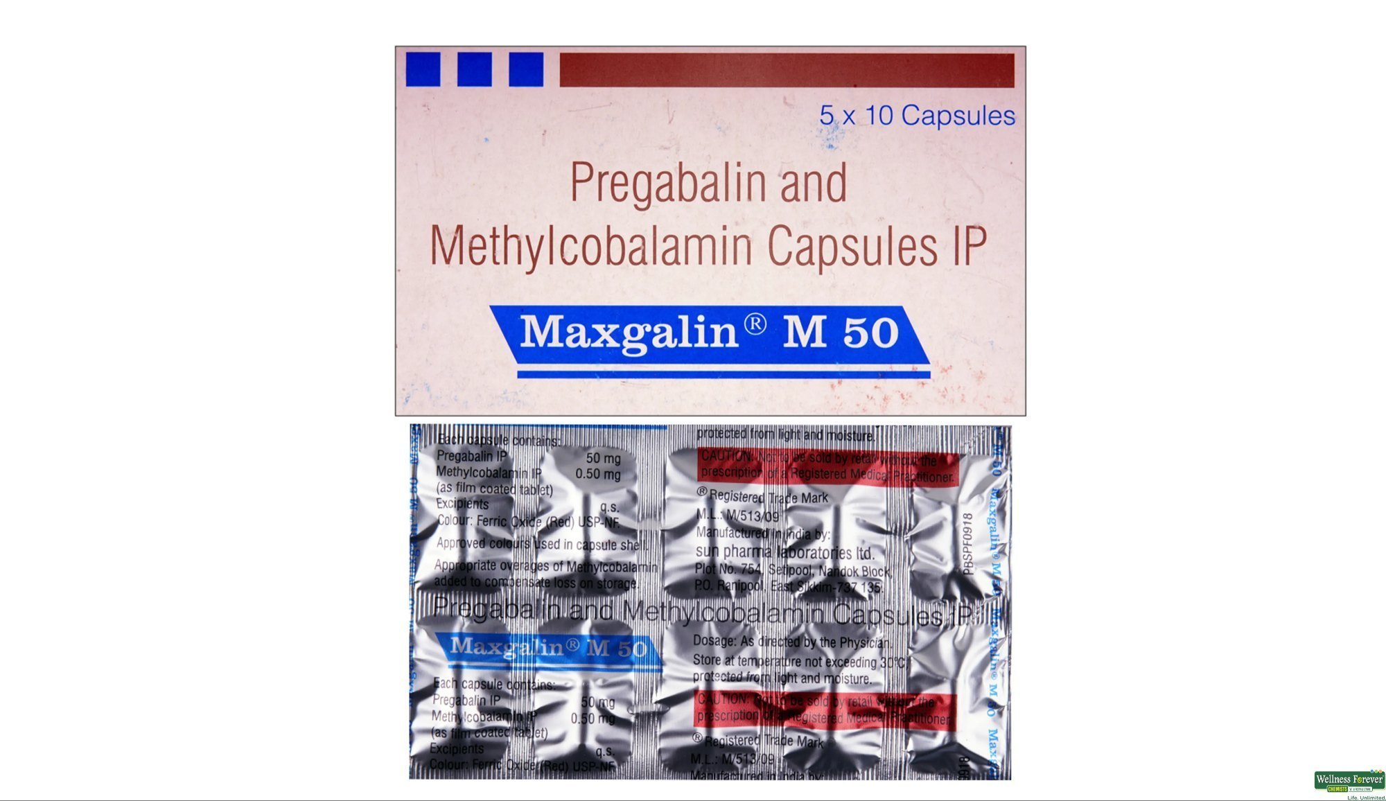 Maxgalin M 50 Capsule