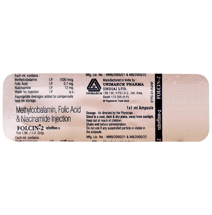 Folcin 2 Injection