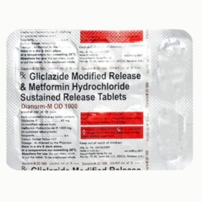 DiaNORM-M OD 1000 Tablet SRDiaNORM-M OD 1000 Tablet SR
