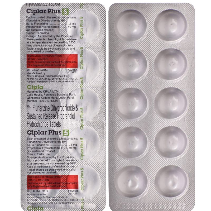 Ciplar Plus 5 Tablet SR
