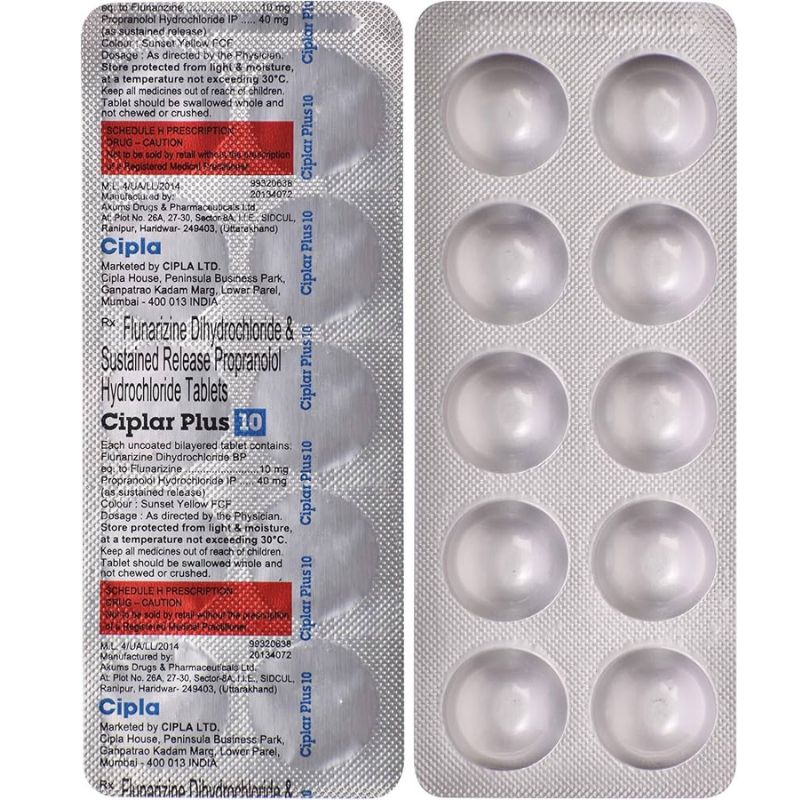 Ciplar Plus 10 Tablet SR
