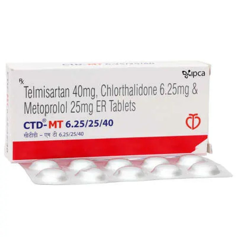 CTD-MT 6.25/25/40 Tablet ER