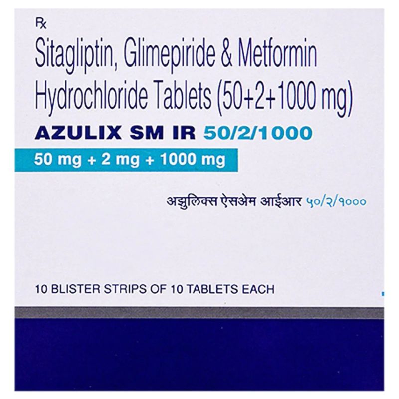 Azulix SM 50mg/2mg/1000mg Tablet IR