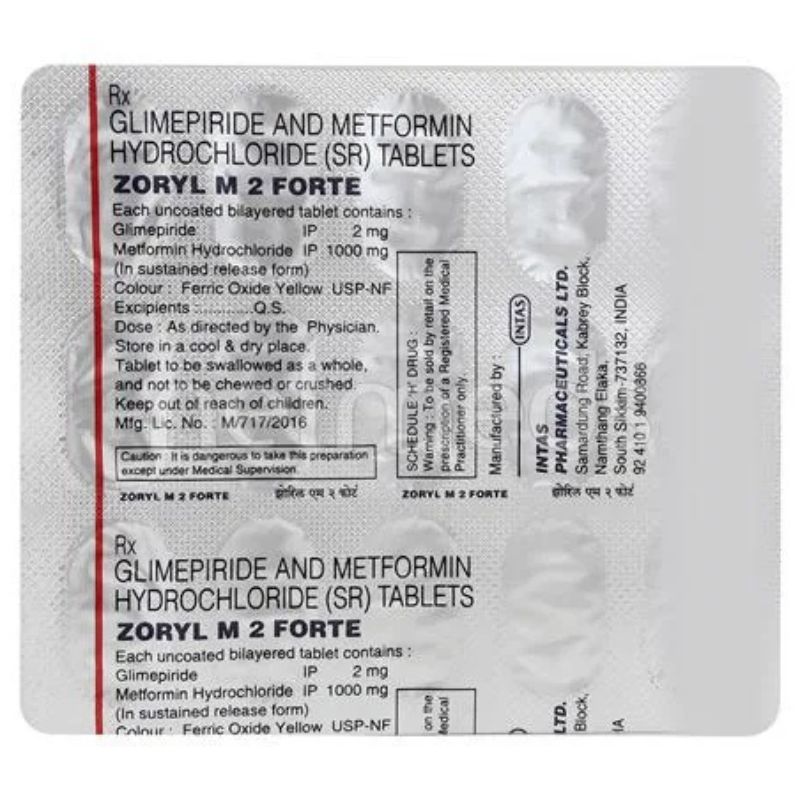 Zoryl-M 2 Forte Tablet PR