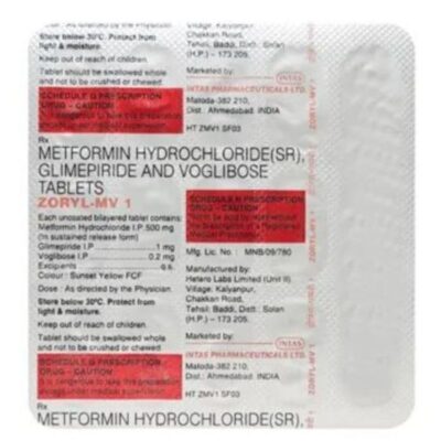 Zoryl MV 1 Tablet SR
