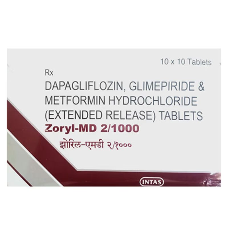 Zoryl-MD 10mg/2mg/1000mg Tablet