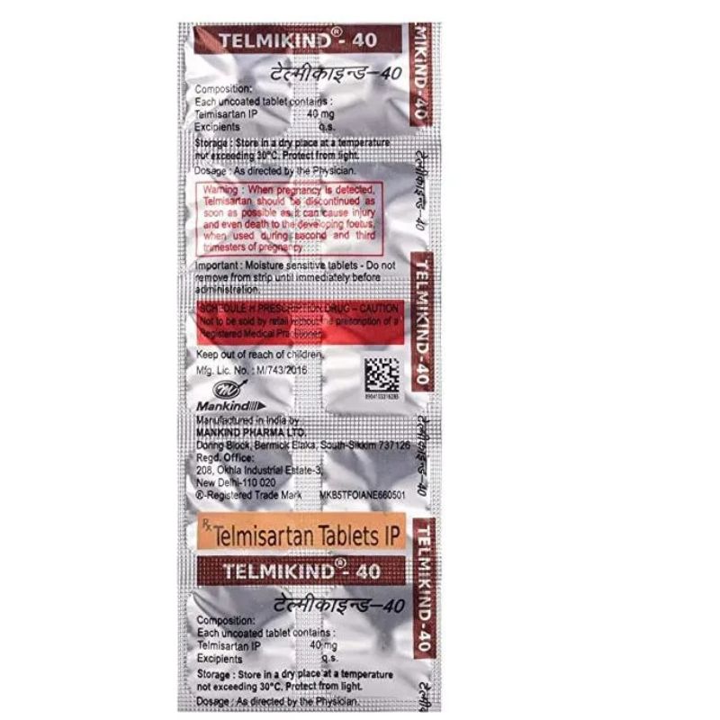 Telmikind 40 Tablet