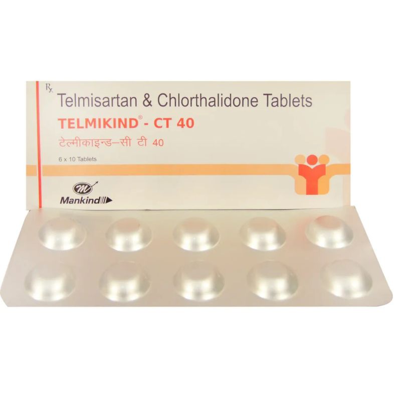 Telmikind-CT 40 Tablet