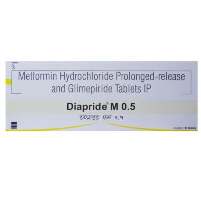 Diapride M 0.5mg/500mg Tablet PR