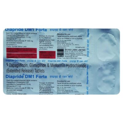 Diapride DM 1 Forte Tablet