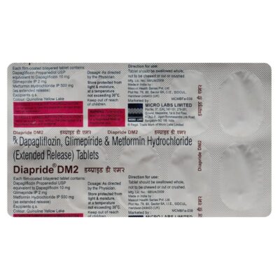 Diapride DM 2 Tablet