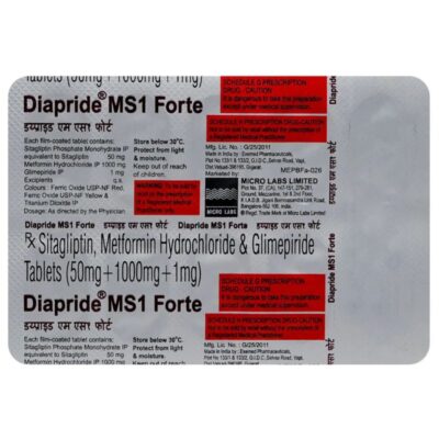 Diapride MS 1 Forte Tablet