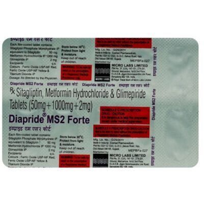 Diapride MS 2 Forte Tablet