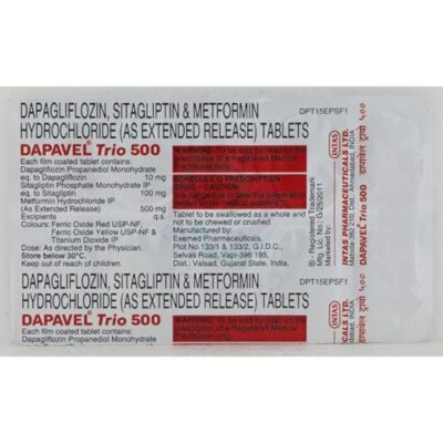 Dapavel Trio 500 Tablet ER
