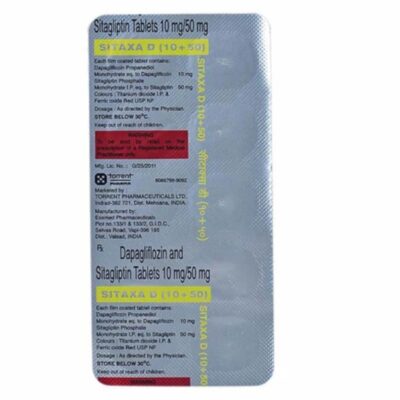 SitaXA D 10mg/50mg Tablet