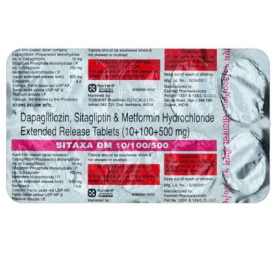 SitaXA DM 10/100/500 Tablet ER